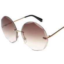 Load image into Gallery viewer, MuseLife Round Cut Rimless Sunglasses